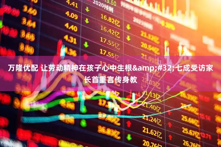 万隆优配 让劳动精神在孩子心中生根&#32;七成受访家长首重言传身教